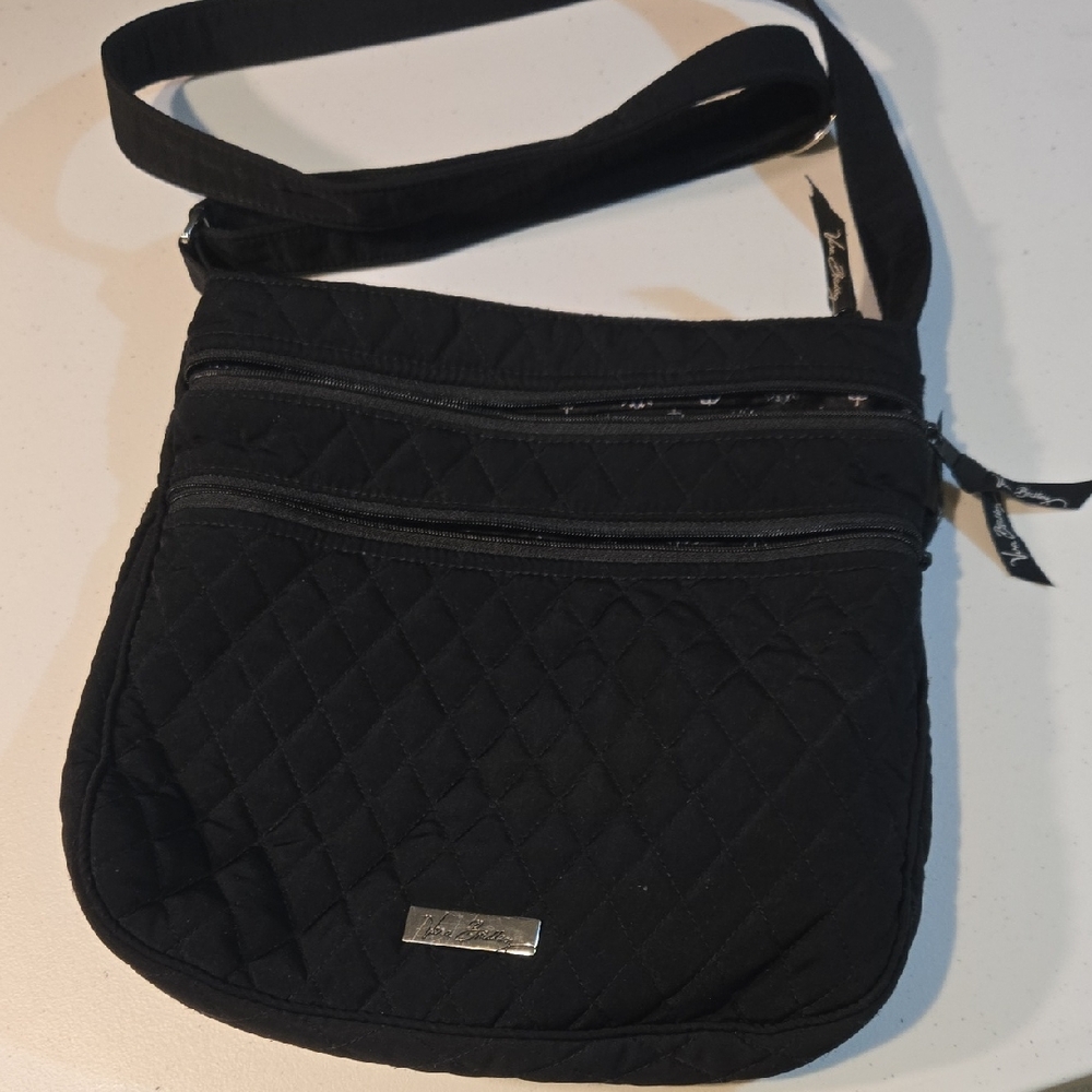 Vera Bradley Black Quilted Crossbody Bag